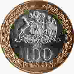 100 CHILEAN PESOS COIN