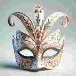 2104 Venetian Carnival Mask Color 3D Model, magic, dragon, serpent, mask, gnome, gorgon, venetian carnival, wild, fox, monster, cat, fair, witch, werewolf, horror, beast, snake, troll, skeleton dance
