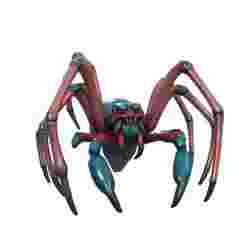 2406 Mutant Spider - Color 3D Model, Halloween, magic, spider, mask, gnome, gorgon, wild, bat, monster, mutant, fair, witch, werewolf, horror, beast, mutant spider, skeleton, skull