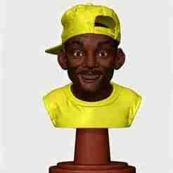 3D Bust Will Smith - The Fresh Prince of Bel-Air