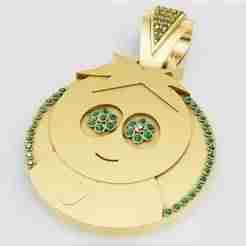 3D FACES PENDANT  3d printable model