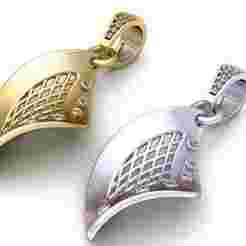 3D GOLD EARRING 3d printable model