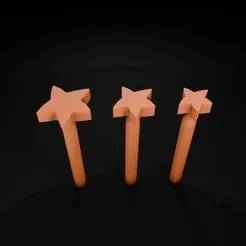 3D model for Halloween pointillism (Star) - Artistic Stencil