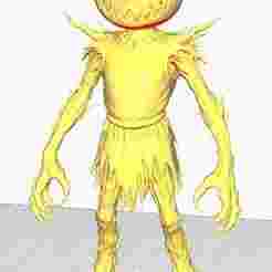 3D model of a Scarecrow on base