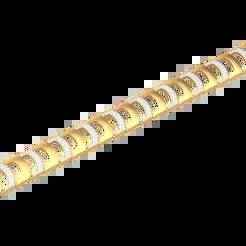 3D Printable Jewelry design of bracelet with diamonds