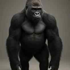 3D Render of a Gorilla