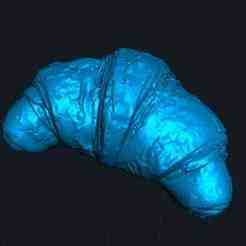 3D Scan – Croissant (Raw Mesh STL / OBJ / PLY)