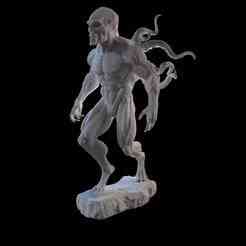 3D sculpture skeleton figure