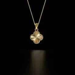 4 leaf clover Pendant-FREE 3dmodel jewelry for printing