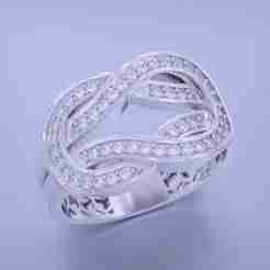 5 Size Infinity Crossover Jewelry Ring