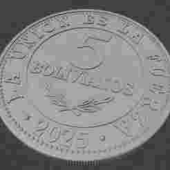 5BS BOLIVIA COIN