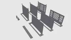 6.5 inch rack External 2.5 Hard Disk Cage