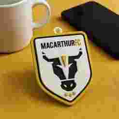 A-League macarthur-fc keychain badge color printable and renderable