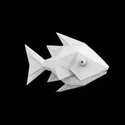 Abstract Geometric Fish 3D Printable Model
