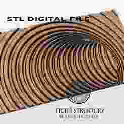 Abstract Wave Tunnel – Geometric Optical – 3D STL Model