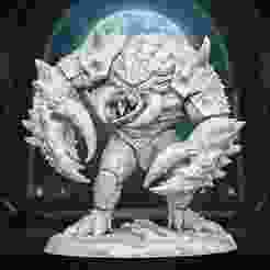 Abyssal Ravager – Monstrous 3D Printable Model