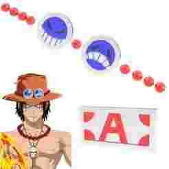 Ace's Hat and Belt Accessories inspired by One Piece