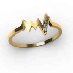AD0058 lady's heart rate pulse ring