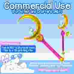 AelithArt's Ultimate Crescent Moon Wand