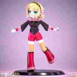Aigis - Cute Workout Day Outfit - Persona 3 Anime Figure - 3D Printing