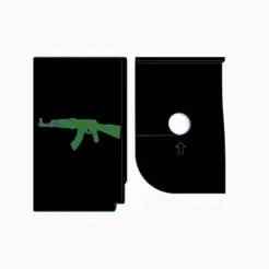 Ak-47 Business Card Holder