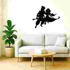 aladdin and jasmine wall decoration