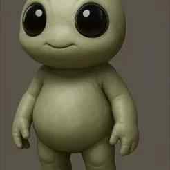 Alien - Cartoon Action Figure STL for 3D Printing