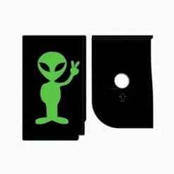 Alien Business Card Holder