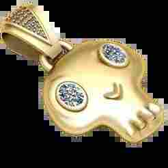 ALIEN FACE 3D PENDANT