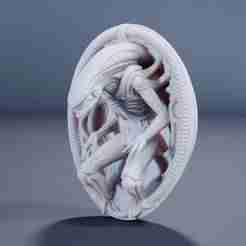 Alien Xenomorph High Relief Plaque