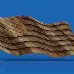 American Flag 3D
