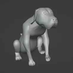 American Staffordshire Terrier Dog Figure
