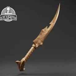 Ancestral High Elf Dagger ESO Life Size Prop STL