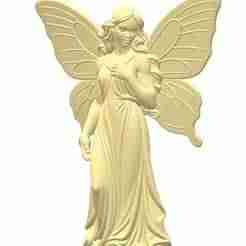 Angel Statue STL – 3D Printable Figurine | Spiritual Sculpture & Home Décor Model