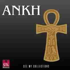 Ankh Pendant STL – Ancient Egyptian Symbol