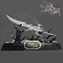 Antares Fang Stand fo epilogue dagger from Solo Leveling 3d model stl