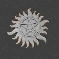 "Anti-Demon" Sigil Amulet from Supernatural (Winchesters' Protection) - 2 Versions
