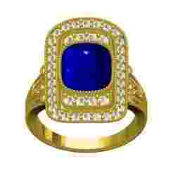 Antique Art Deco Sapphire Diamond Ring