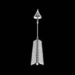 Antique Diamond Arrow Brooch