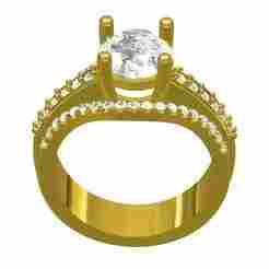 Antique Diamond Trinity Band for Women