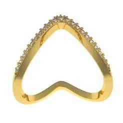 Antique V Shaped Stylish Ring