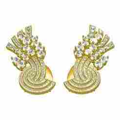 Antique Vintage Style Diamond Earring