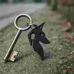 Anubis keychain