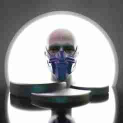Arctika Whiteout Mask – Ultra-Detailed Cyber Rymer 3D Model