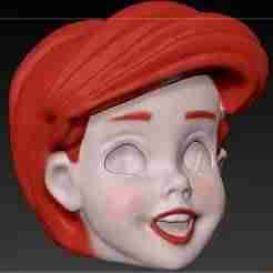Ariel Cabezón, Ariel Helmet, Ariel Head, Ariel Mask, Ariel 3D Print