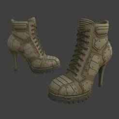 Armor Plated Combat Heels