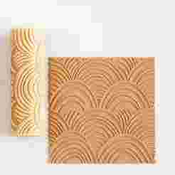 Art Deco Waves Texture Roller no.4