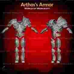 Arthas Armor Cosplay World Of Warcraft - STL File 3D print model