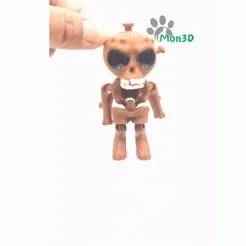 ARTICULATED BONE CUTE KEYCHAIN BY MON3D, HAPPY HALLOWEEN, HALLOWEEN, PUMPKIN, GIFT, KEYCHAIN, ARTICULATED TOYS, HOLIDAY DECOR, UNIQUE HOLIDAY GIFT