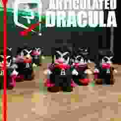 🦇 Articulated Dracula – Print-in-Place Vampire Mini 🦇